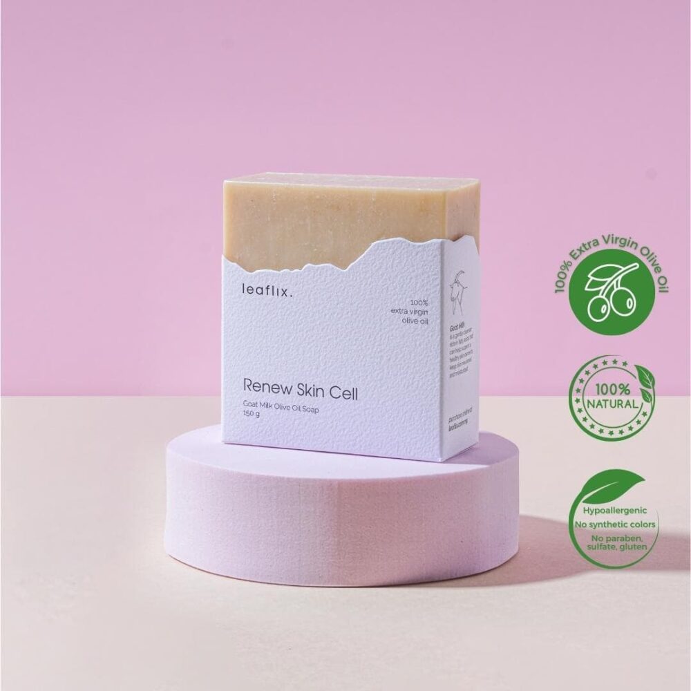<b>RENEW SKIN CELL</b><br>Goat Milk Olive Oil Soap