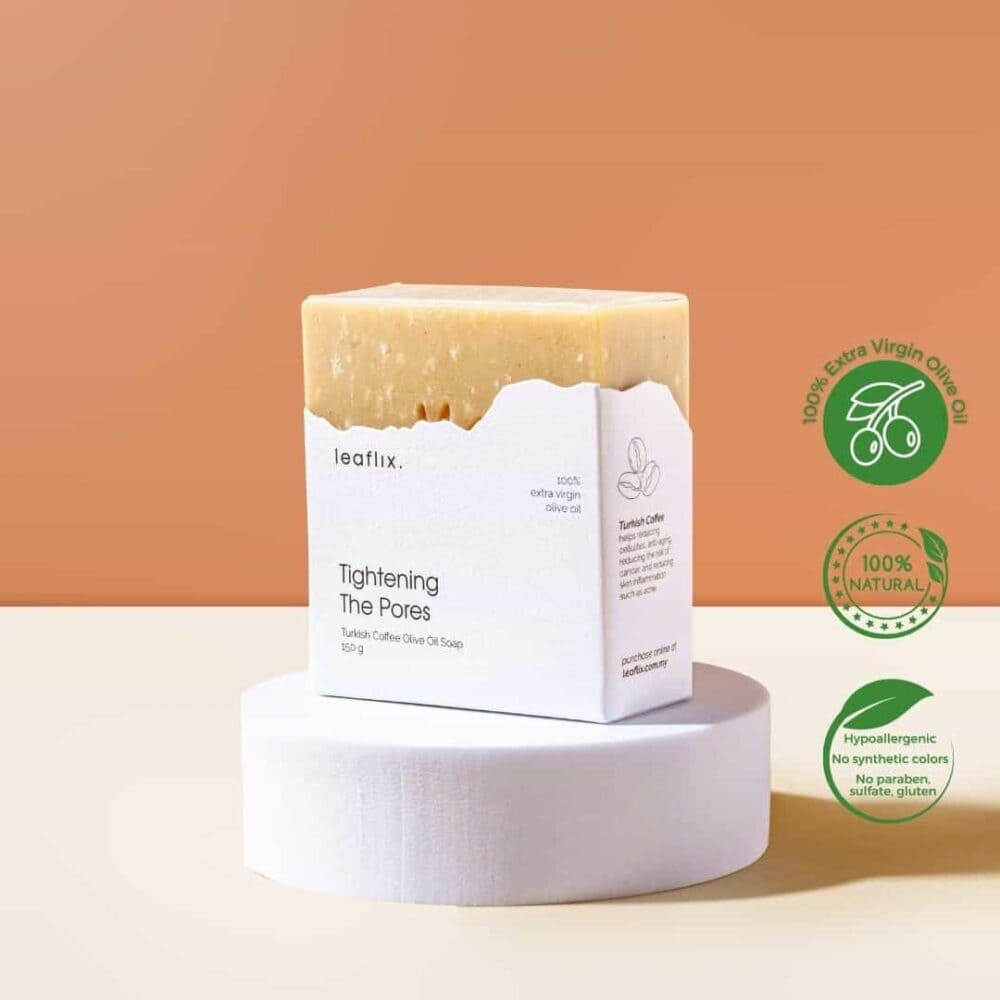 <b>TIGHTENING THE PORE</b><br>Turkish Coffee Olive Oil Soap
